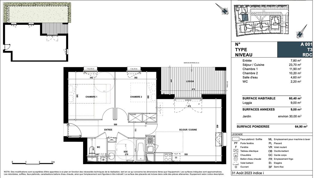 Appartement POMPERTUZAT (31450) Hello Home